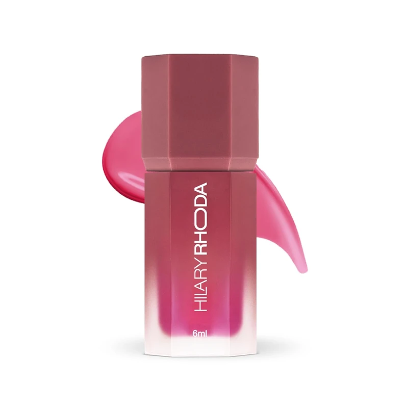 Hilary Rhoda Blush Love Liquid Blush For Women | Highly Pigmented Blush | Super Dewy Finish | Built-in Sponge | Easy to Apply | Available in 6 Shades | Cruelty-free & Vegan | All Day Wear | Buildable Formula & Leak-Proof - 6ml (Gossip Girl | Shade 04) - Thumbnail 7